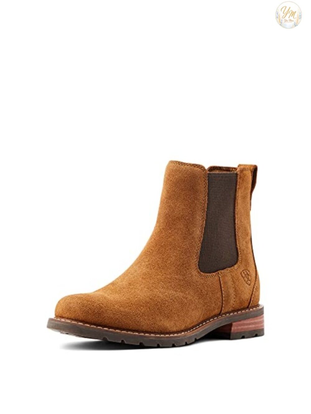 Ariat Women's Wexford Chelsea Boots Leather Mid-Calf Pull-On Work Boots